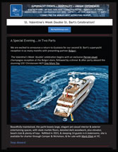 St. Bart's Bvlgari Valentine aboard One More Toy