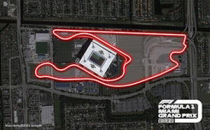 F1 Miami Grand Prix - Map